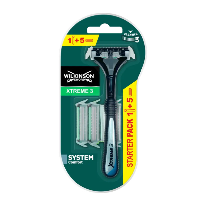 Wilkinson Sword Xtreme 3 Hybrid holicí strojek + náhradní hlavice 5 ks