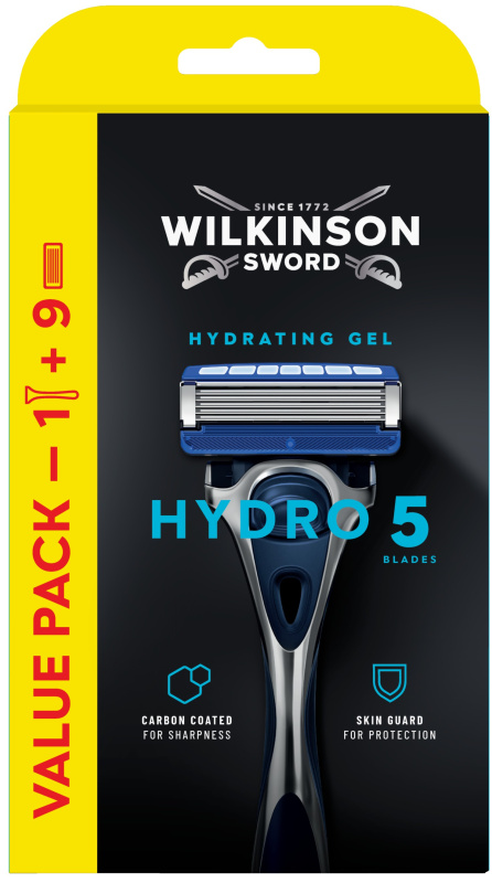Wilkinson Sword Hydro5 Skin Protection Regular holicí strojek + náhradní břity 9 ks