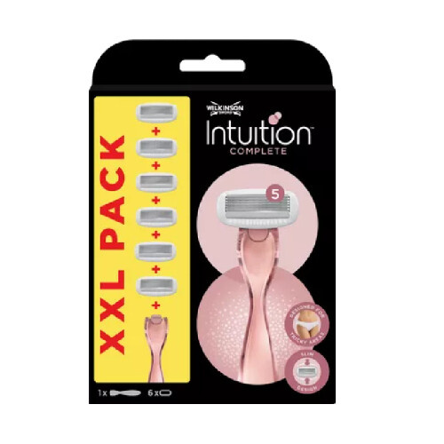 Wilkinson Sword Intuition Complete holicí strojek + náhradní hlavice 6 ks