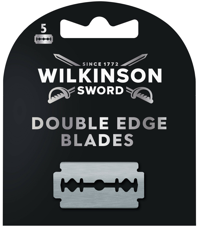 Wilkinson Sword Barbers Style Classic Shave Double Edge Blades náhradní žiletky 5 ks
