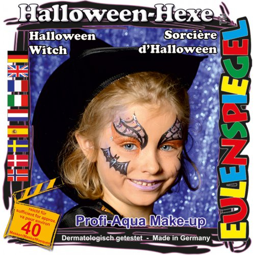 Eulenspiegel Sada barev na obličej - HALLOWEEN ČARODĚJNICE