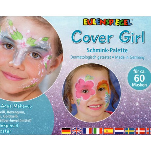 Eulenspiegel Cover Girl - Make-up paleta s instrukcemi