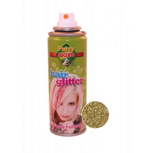 Eulenspiegel Třpytky na vlasy ve spreji 125 ml - TŘPYTIVÁ ZLATÁ