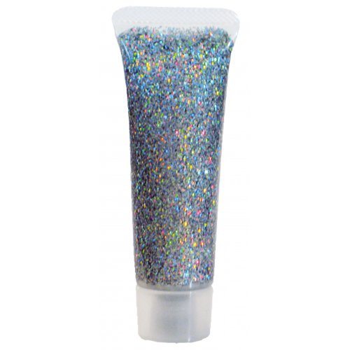 Eulenspiegel Třpytivý gel 18 ml - Stříbrná holografická