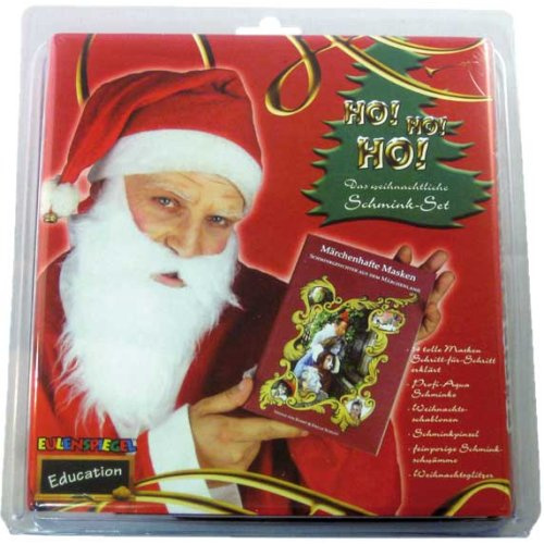 Eulenspiegel Vánoční sada barvy na obličej "HO! HO! HO!"
