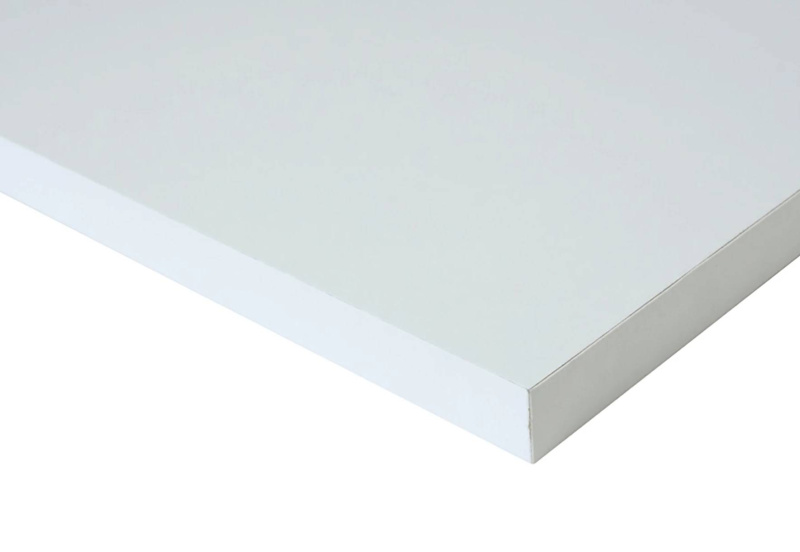 German Nástěnná police / 60 x 20 x 1,6 cm / dřevotříska / bílá Varianta: ivi1