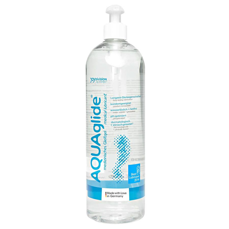 Joydivision Aquaglide lubrikační gel s pumpičkou 1l