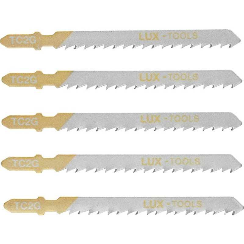 LUX Listy přímočaré pily na dřevo upínání T 75 mm hrubé