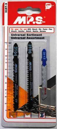 MP.S Sada pilových plátků do přímočaré pily, T upínání, 3 ks - M3197-3