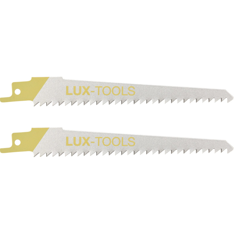 LUX-TOOLS Pilový list na dřevo / plast do pily ocasky HCS 128 mm, 2 ks