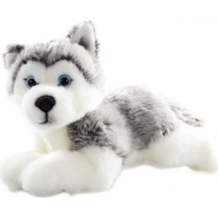 Plyš Husky ležící 23 cm - ECO-FRIENDLY