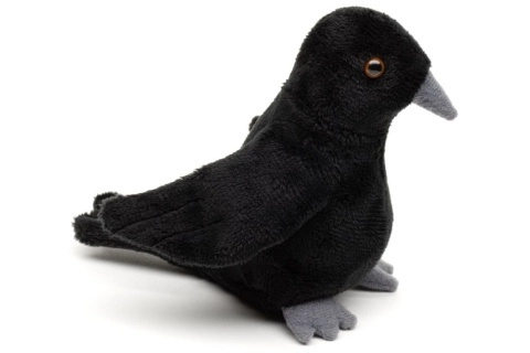 Plyšový havran 12 cm eco friendly