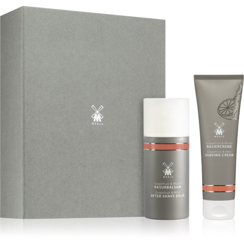 Mühle Aftershave Grapefruit & Mint dárková sada na holení pro muže