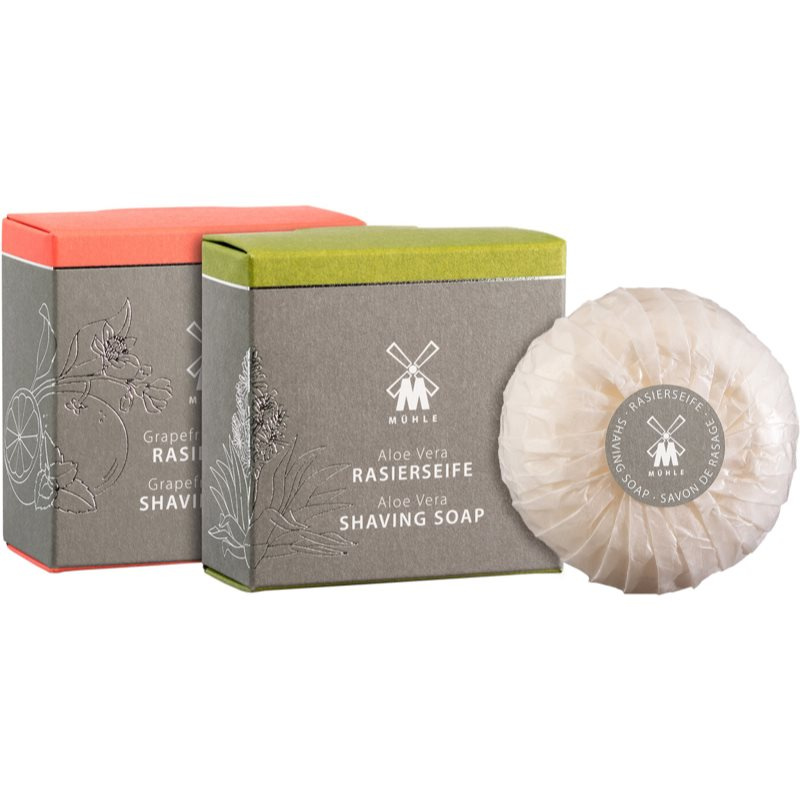 Mühle Sada mýdel na holení , Aloe Vera & Grapefruit/Mint (2x65 g)