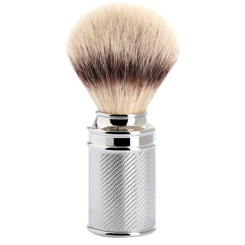 Mühle Střední štětka na holení Traditional ze syntetických štětin (Silvertip Fibre®, chromovaná), 1ks