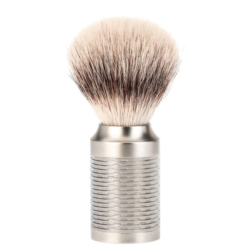 Mühle Střední štětka na holení ROCCA ze syntetických štětin (Silvertip Fibre®, nerez), 1ks