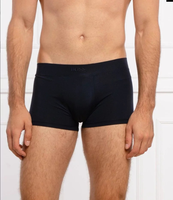 Pánské boxerky 50377690 405 tmavě modrá Hugo Boss M tmavě modrá