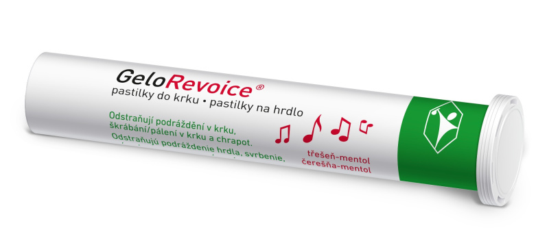 GeloRevoice pastilky do krku třešeň-mentol 20ks