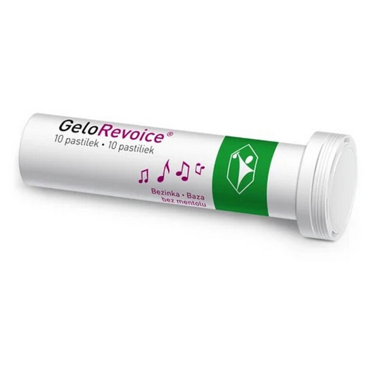 GeloRevoice pastil.do krku bezinka-bez ment. 10ks