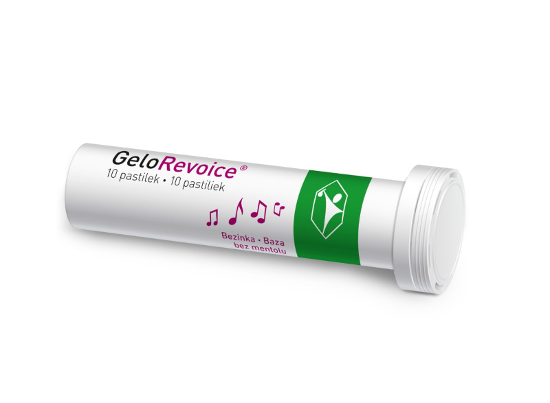 GeloRevoice pastil.do krku bezinka-bez ment. 10ks