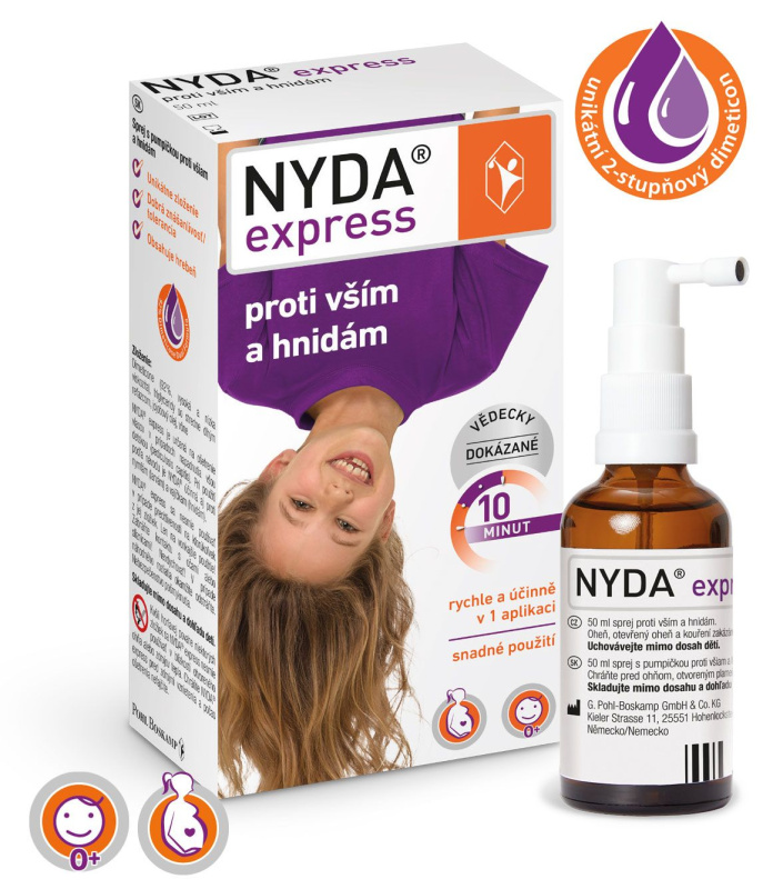 NYDA express proti vším a hnidám 50ml