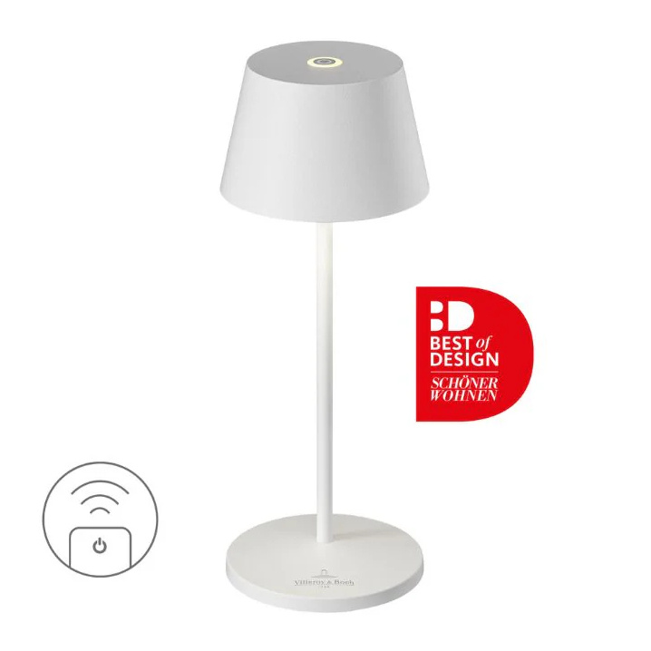 Villeroy & Boch Nabíjecí LED lampička do exteriéru / interiéru Seoul Micro, 20 cm, white 97240