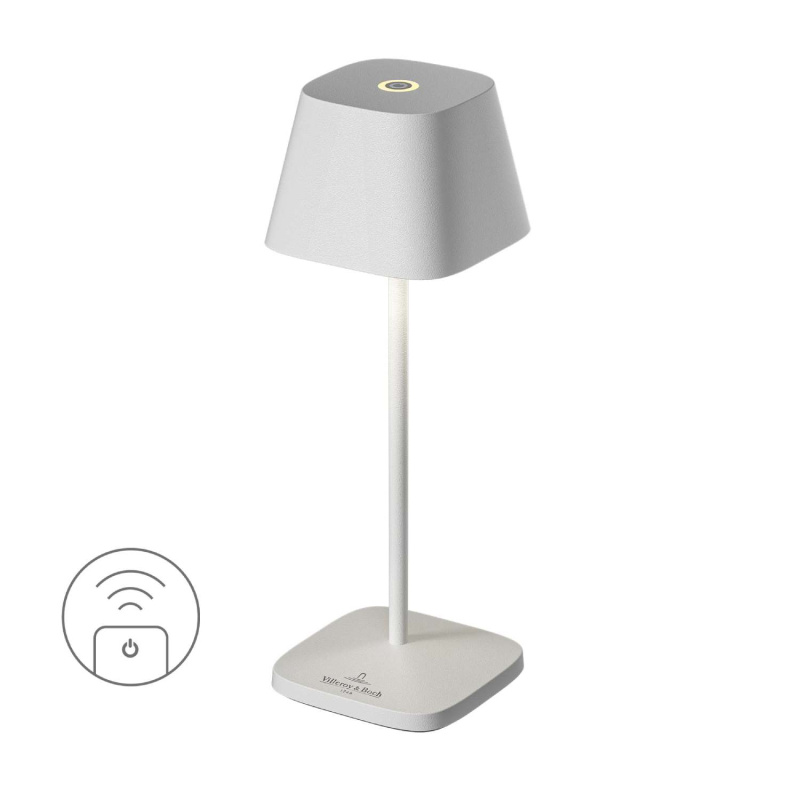 Villeroy & Boch Nabíjecí LED lampička do exteriéru / interiéru Neapel Micro, 20 cm, white 97260