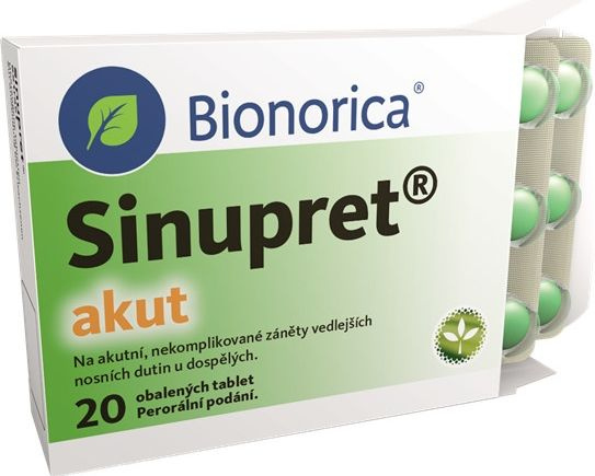 SINUPRET Akut 160 mg 20 tablet