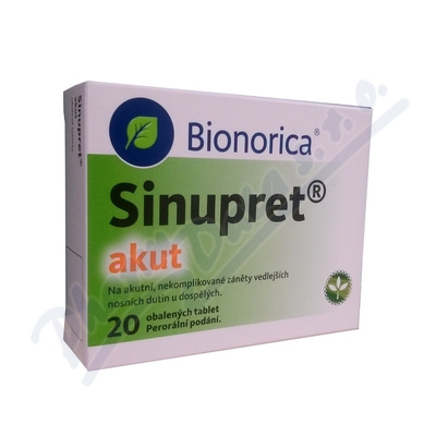 SINUPRET Akut 160 mg 20 tablet