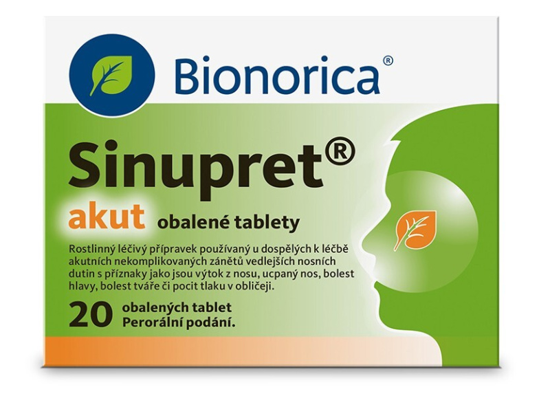 SINUPRET Akut 160 mg 20 tablet