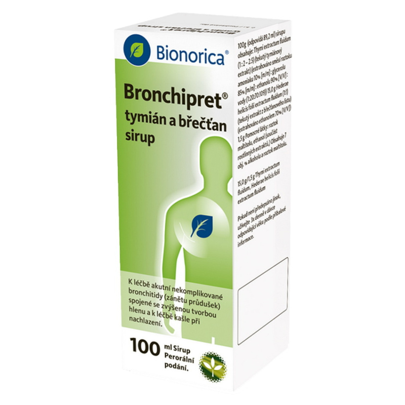 BRONCHIPRET TYMIÁN A BŘEČŤAN sirup 1X100ML