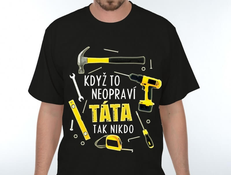Tričko opravář táta XL