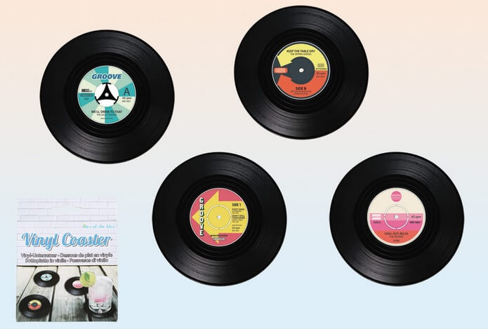 Vinylové pivní tácky