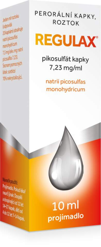 REGULAX Pikosulfát kapky 75 mg 10 ml
