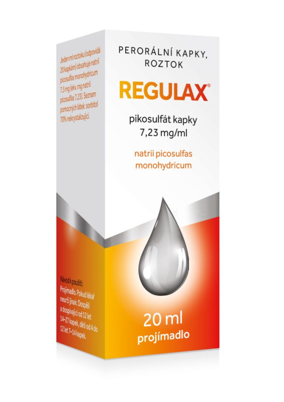 REGULAX Pikosulfát kapky 150 mg 20 ml