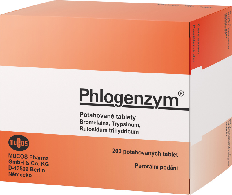 PHLOGENZYM 90MG/48MG/100MG enterosolventní tableta 200 III