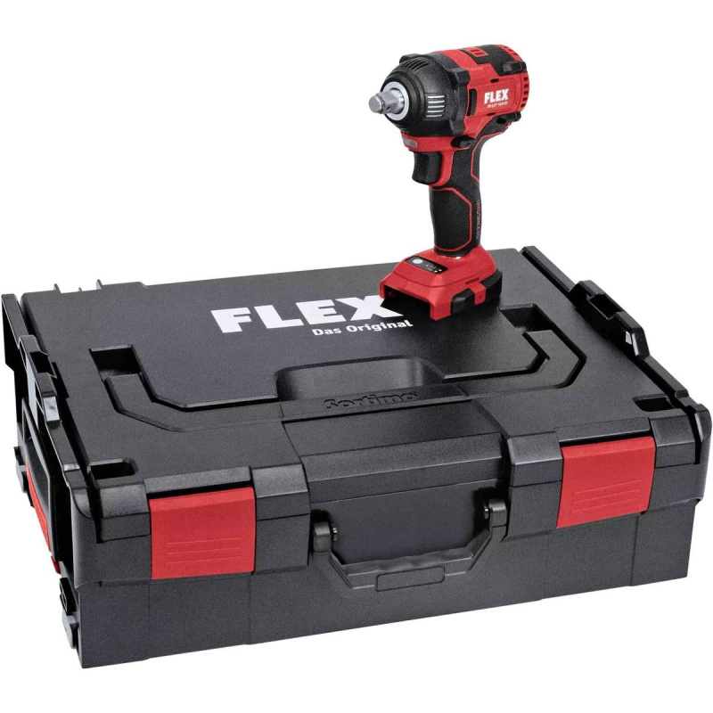 Flex | Aku-rázový utahovák IW 1/2" 18.0-EC Varianta: Plus, Vybavení: bez aku a nabíječky, Přepravní obal: přepravní kufr L-BOXX