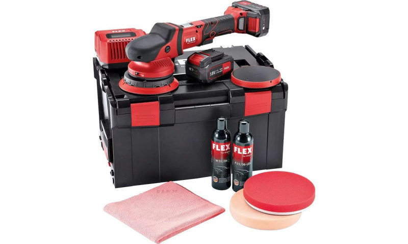 FLEX | Aku-excentrická leštička XFE 15 150 18,0 V Velikost: XFE 15 150 18.0-EC/5.0 P-Set