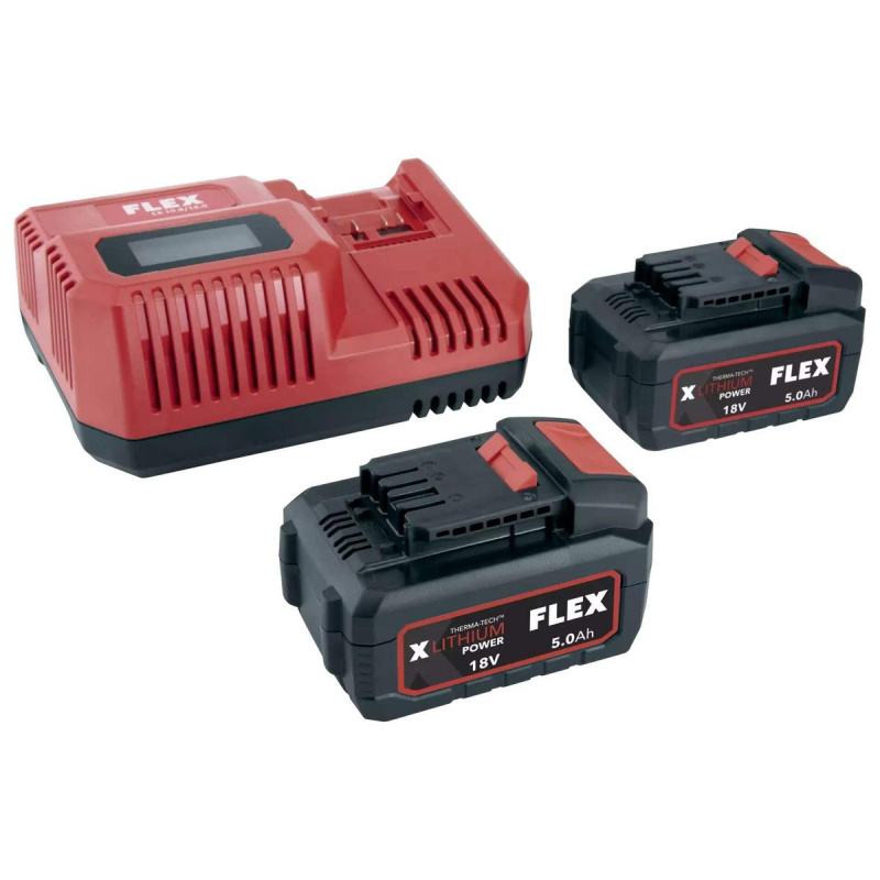 Flex | Set nabíječky a akumulátorů 5,0Ah - Power 55
