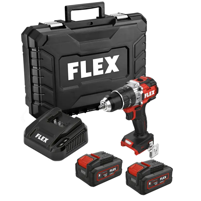 FLEX PD 2G 18-EC MD/4.0 Set aku vrtací šroubovák 18 V