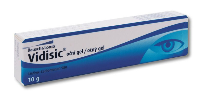 VIDISIC 2MG/G Oční gel 1X10G
