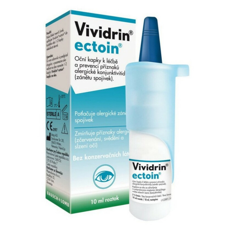 Vividrin ectoin oční kapky 10ml