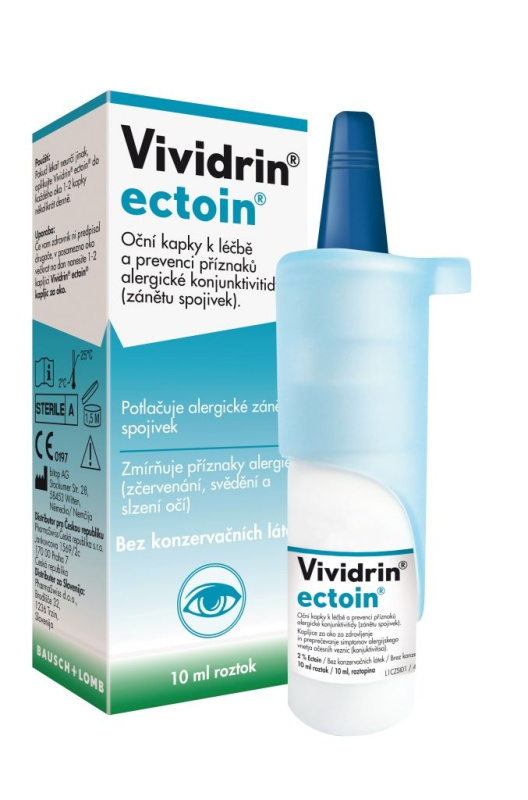 Vividrin ectoin oční kapky 10ml