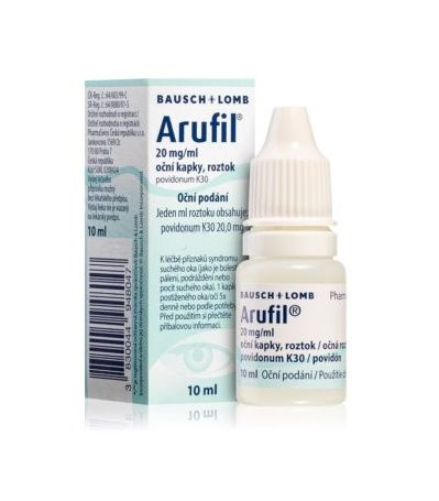 ARUFIL 20mg/ml oční kapky, roztok 10 ml
