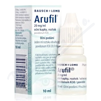 ARUFIL 20mg/ml oční kapky, roztok 10 ml