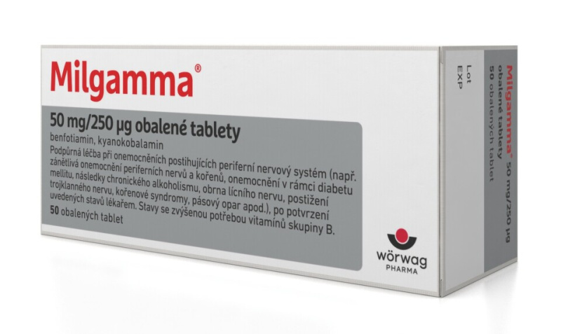 MILGAMMA 50 obalených tablet
