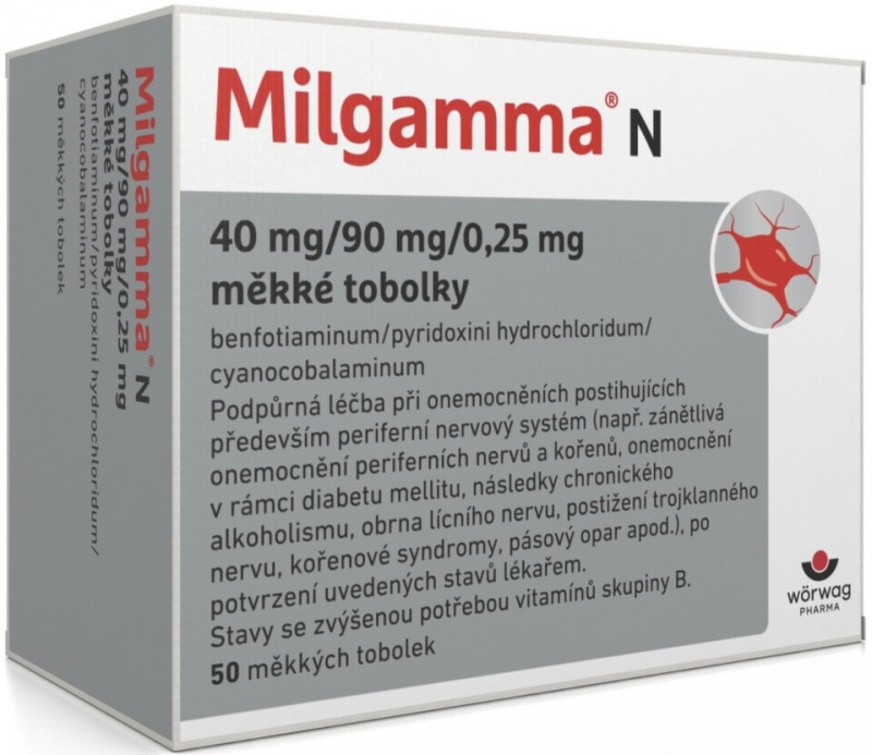 MILGAMMA N 50 měkkých tobolek