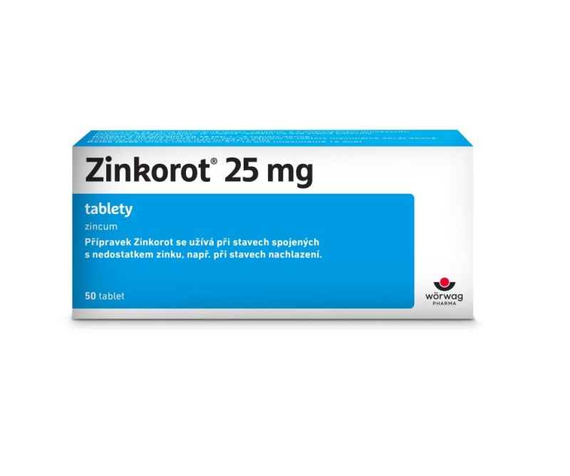 ZINKOROT 25 mg 50 tablet