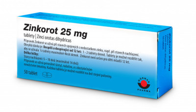 ZINKOROT 25 mg 50 tablet