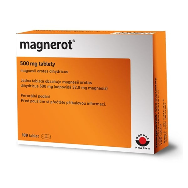 MAGNEROT 500MG Tableta 100